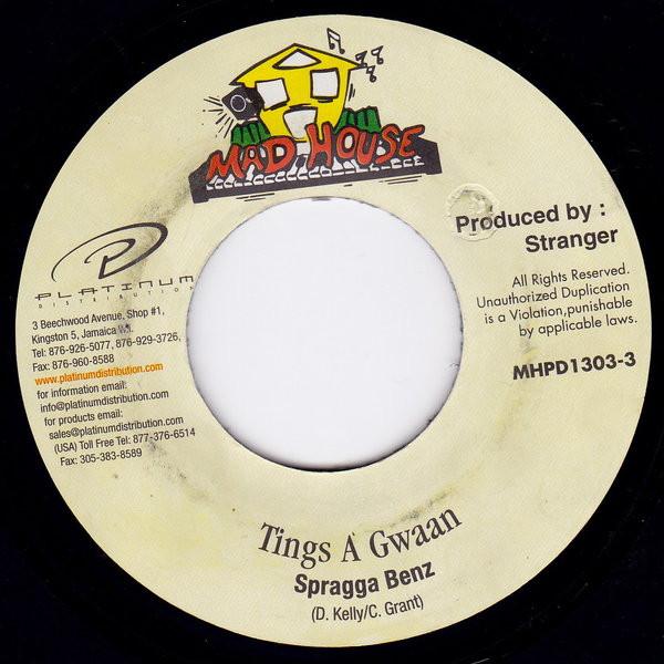 

7inch Record SPRAGGA BENZ - Tings A Gwaan MHPD13033 Mad House Jamaica Reggae, Ska & Dub Used