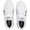 PUMA Evolve Court V Abrasion Resistant Low top Kids' Skateboarding Shoes White Black Kids' 404315-01