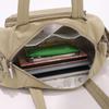 Solid Color Large Capacity Shoulder Bag Women's Tote Bag