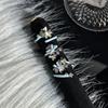 French Luxury Daisy Enamel Open Ring for Women - Chic, Cool, and Simple Design