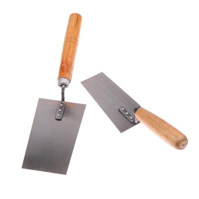 1 pz cemento galleggiante margine cazzuola secchio acciaio al manganese spatola stucco mattoni calibro muro intonacatura coltello strumento manuale
