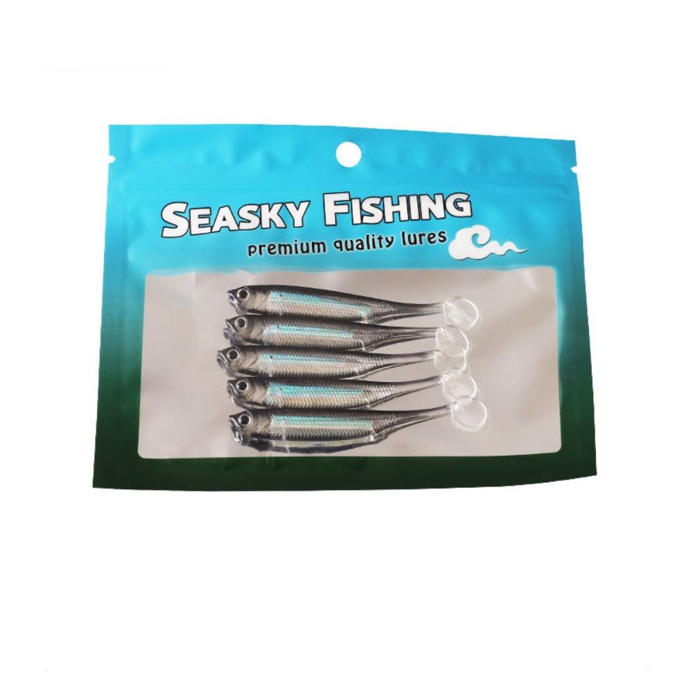 

5 шт. 7,5 см Рыболовные Мягкие Приманки 9 Цветов Плавающие Приманки Минноу Яркие Искусственные Приманки Рыбалка 1