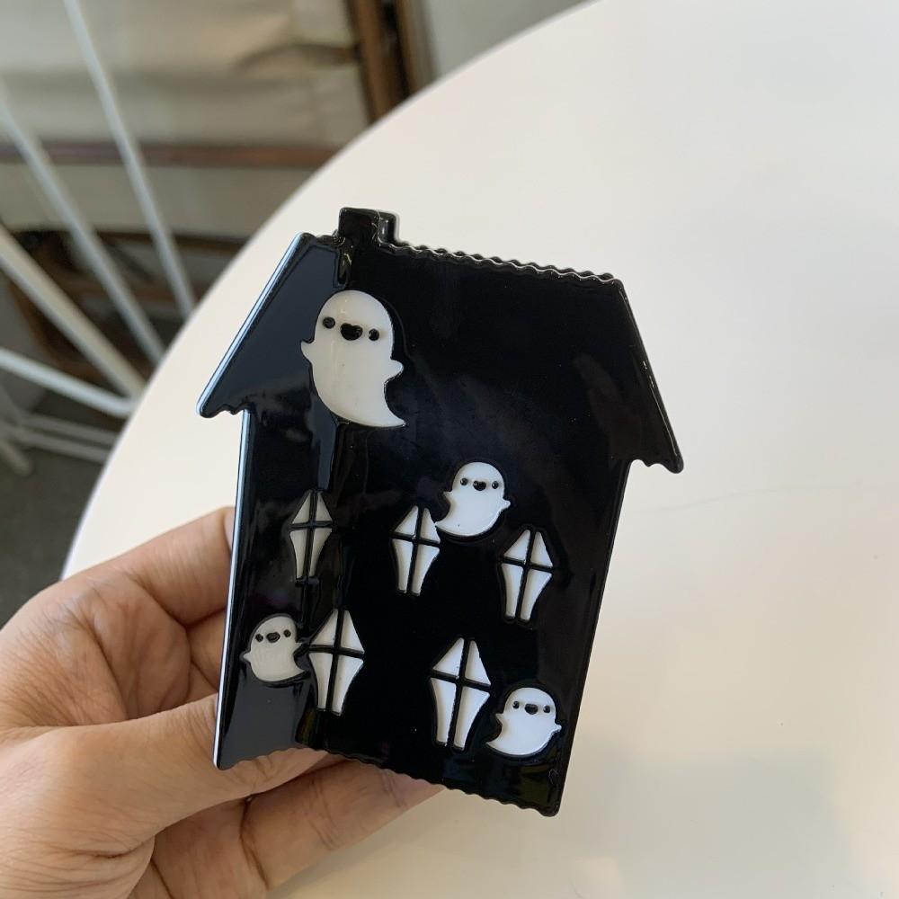 Ghost Halloween Shark Clip Funny Acetic Acid Hair Claw Personalized Pumpkin Shark Clip Party