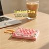 26 Key Cute Decompression Toy Anti-Anxiety Push Button Toy Portable Bag Hanging Ornament For Students Daily Use