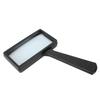 Handheld Magnifying Glass 3X Magnification Portable Elderly Reading Writing Magnifier Black