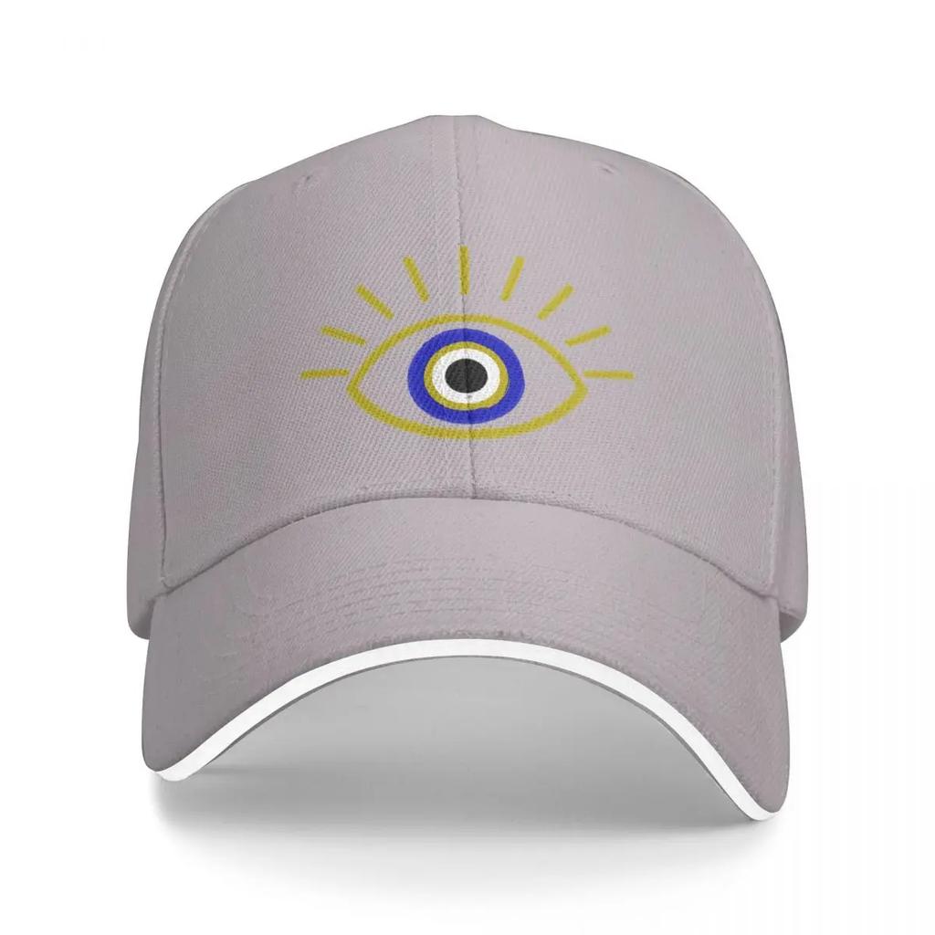 Gorra De Béisbol Con Diseño De Mal De Ojo Para Hombre Y Mujer Gorro Negro Personalizado Ajustable A La Moda Estilo Bohemio