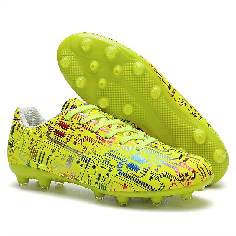 High quality design outdoor high top comfortable training turf football shoes FG TF football shoes