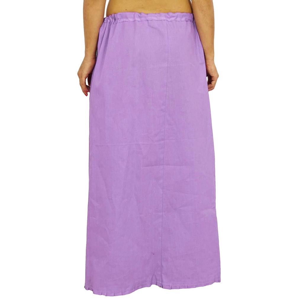 Saree Petticoat Underskirt Cotton Bollywood Indian Lining For Sari