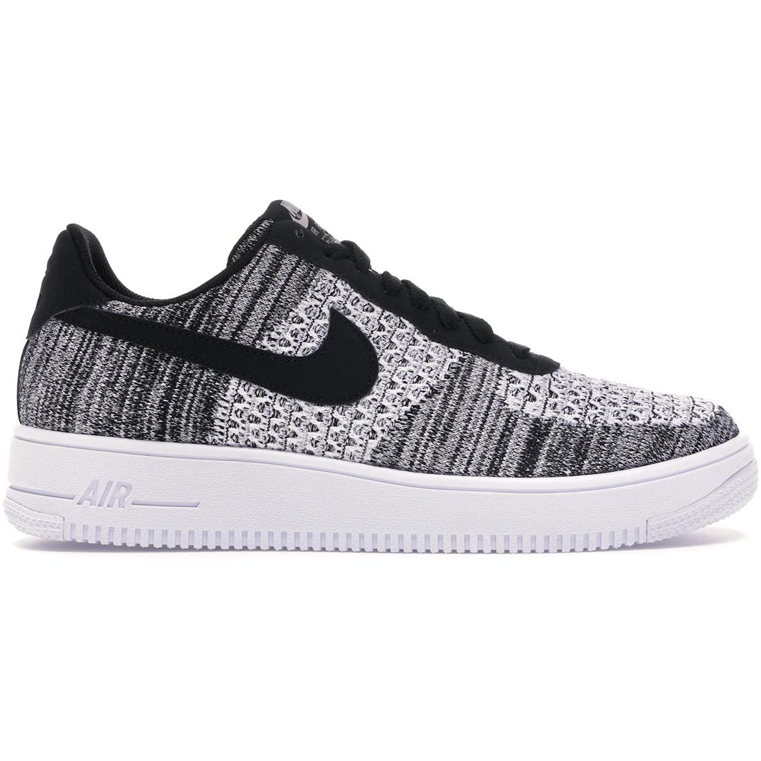 

Кроссовки Nike Air Force 1 Flyknit 2 Черный Чистый Платиновый(AV3042-001) 39