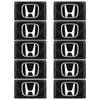 Car Hot XR 5/10Pcs Carbon Fiber Steering Wheel Car Logo Emblem 3D Stickers for Honda Civic Accord CRV HRV Fit Jazz City Odysse