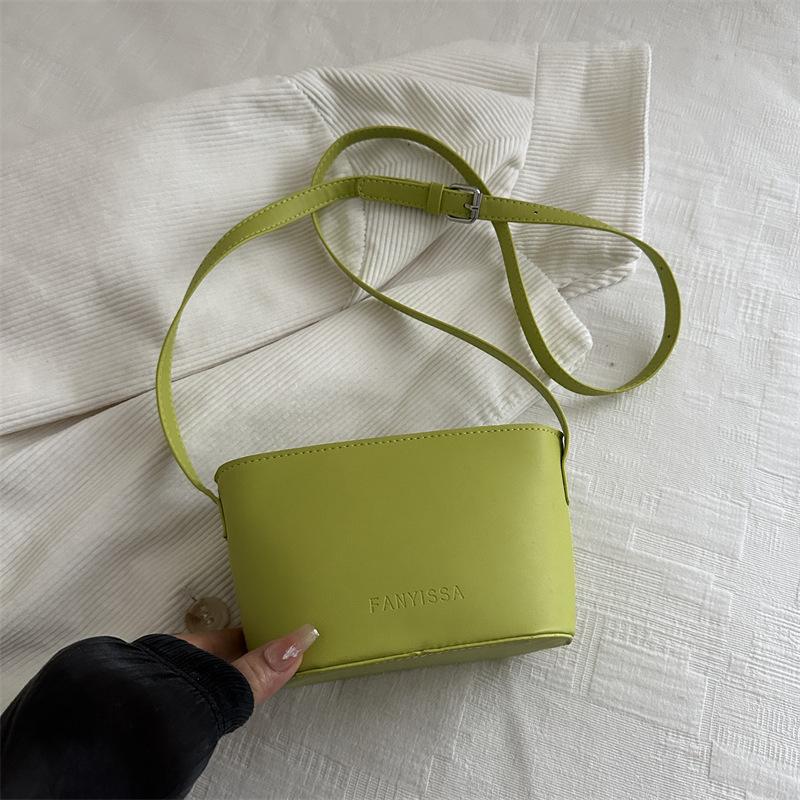 Korean Mini Bucket Bag Trendy Simple PU Leather Shoulder Bag For Girls Casual Daily Shopping Travel School Fashion Satchel
