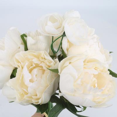 Künstliche Pfingstrosen Seidenblumen 8 Köpfe/Strauß Haus Hochzeit Party Dekoration Tischdekoration