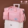 Large Capacity Shoulder Strap Waterproof Luggage Bag Can Be Put On Tie Rod Storage Luggage Bag Travel Bag Multi-layer Storage