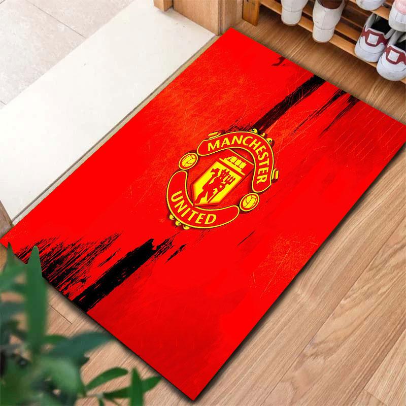 Manchester United F Carpet Rug for Living Room Bedroom Home Sofa Decoration,Kids play Non-slip Floor Mat