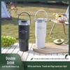 Large Insulated Sports Water Bottle with Double Straw, Ideal for Office, Gym, and Car Use