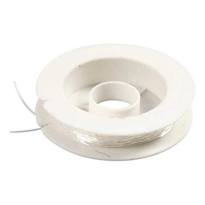 2 bobines de fil élastique transparent 10 m