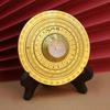 Multi-Ring Rotating Brass Feng Shui Bagua Tai Chi I Ching Compass Ornament