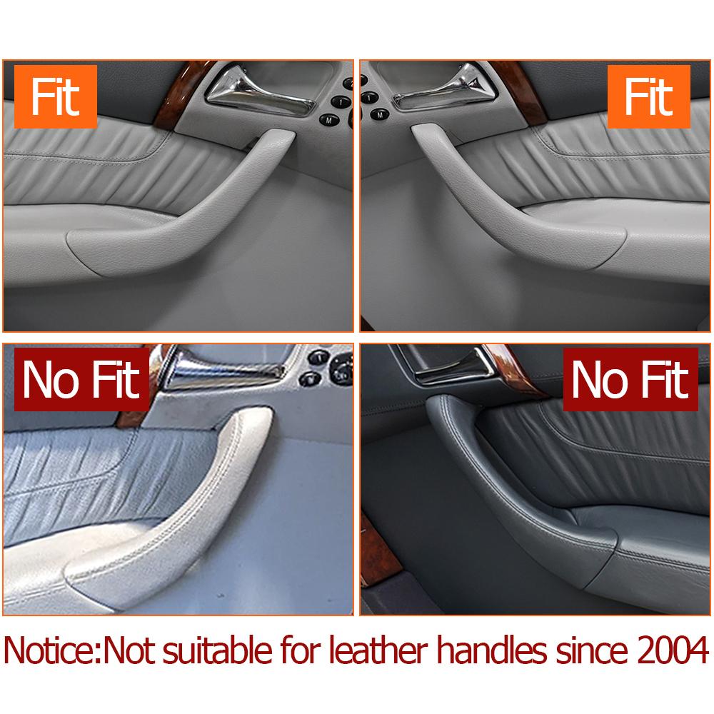 4PCS Car Left Right Front Rear Door Pull Handle Cover Panel Trim Set For Mercedes Benz S Class W220 S200 S300 S350 1998-2003
