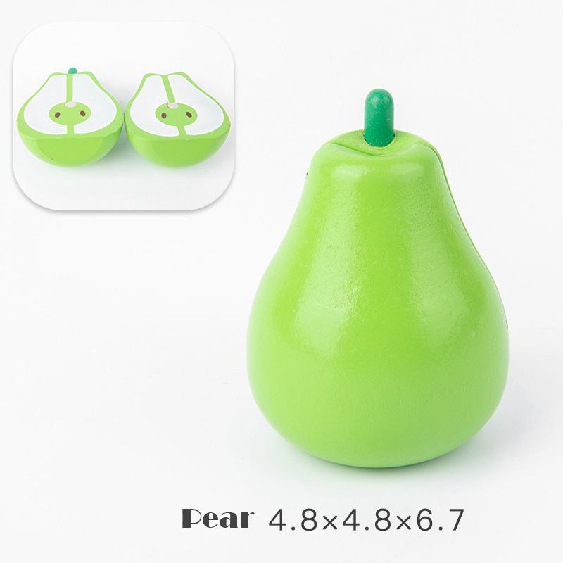 Simulace Kuchyně Předstíraná Hra Hračka Magnetické Dřevěné Krájení Ovoce Zeleniny Klasická Hra Montessori Vzdělávací Hračky Pro Děti