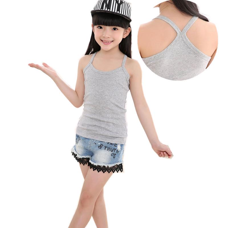 Kids' Cotton Camisole Tank Top for Boys & Girls - Lightweight, Summer Base Layer