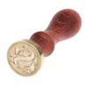 Handmade Alphabet Letter Sealing Wax Stamp Wooden Handle for Wedding Invitation Scrolls