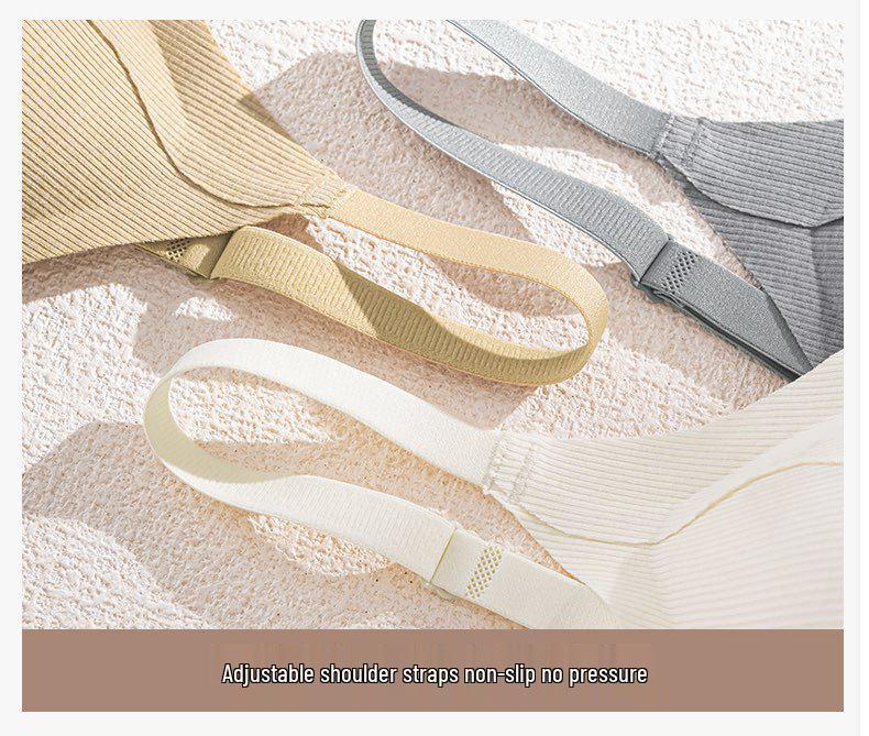 Women's Seamless Anti-Gravity Bra: Gather & Lift, Wire-Free, Side Support, Semi-Fixed Cup, Anti-Sagging for Small Breasts – Perfect for Fall/Winter.