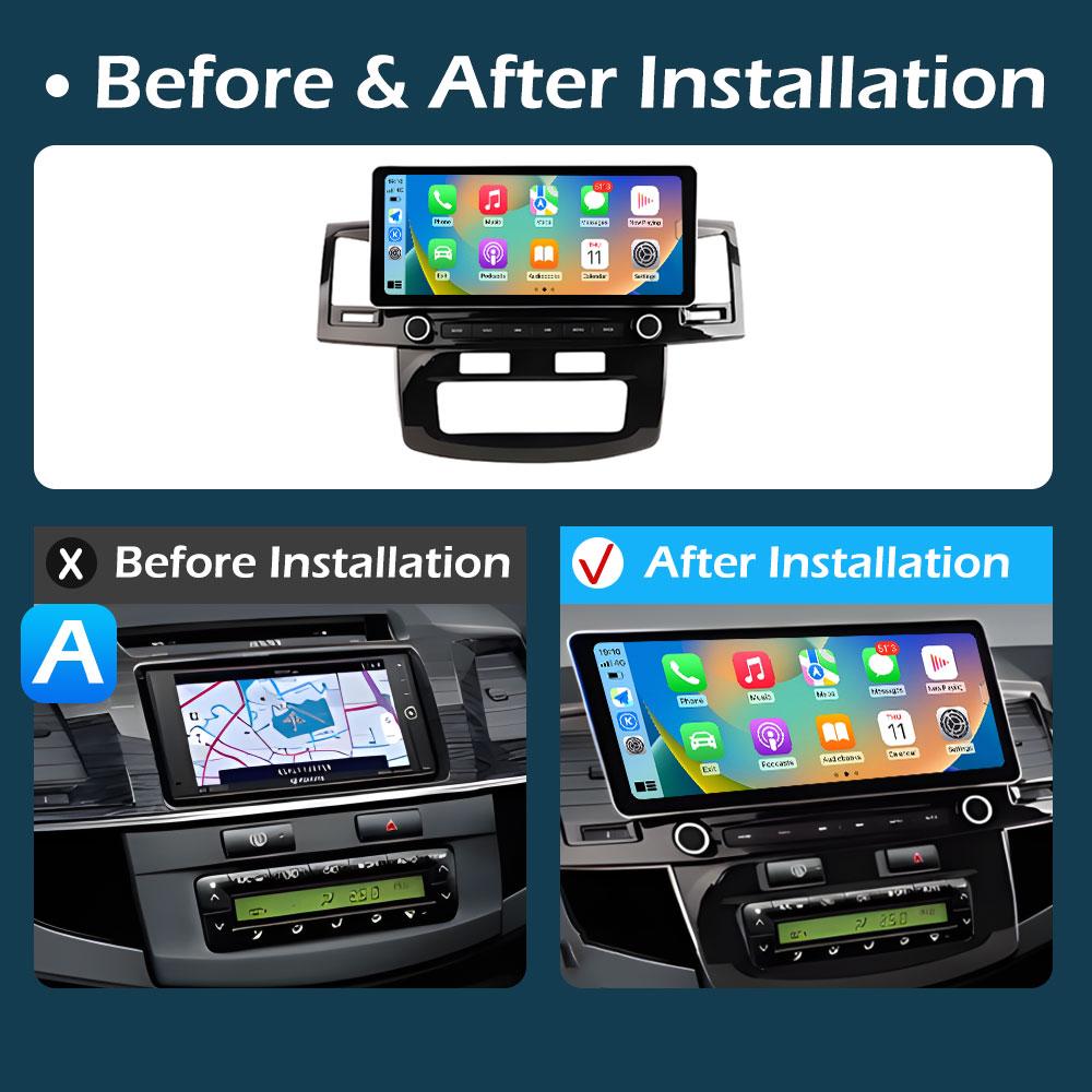 For Toyota Hilux 2005 2006 2007 2008 - 2014 Car Video Radio Multimedia Player Android Smart System Navigation GPS Bluetooth WIFI