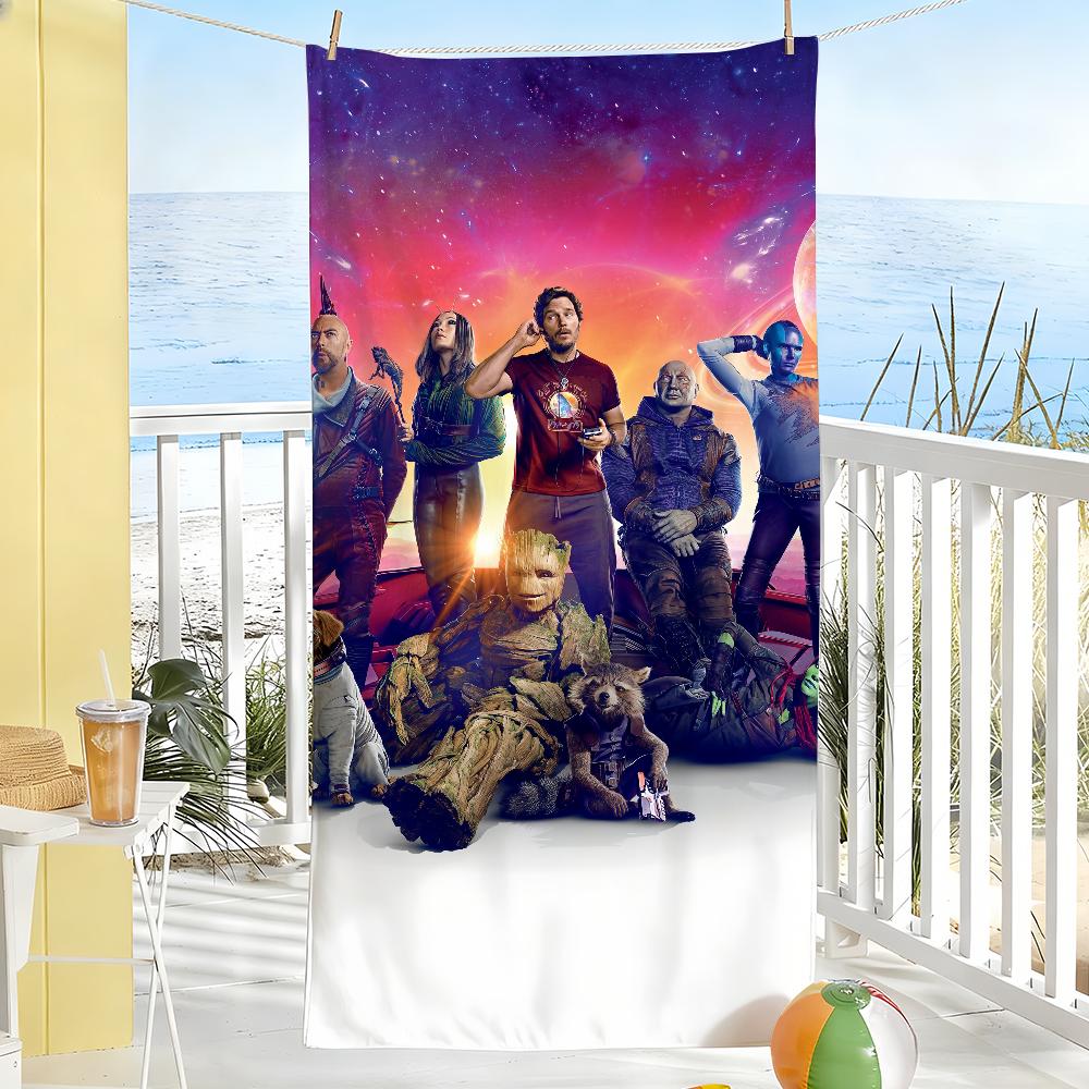 

Movie G-Guardians of the Galaxy MA Towel Soft Pool Gift For Travel Gym Shower Camping Quick Dry Sports Large Beach Towels W30*H60(CM)