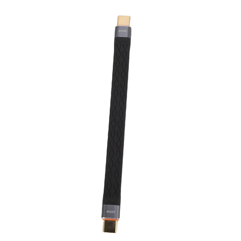 Short USB C Cable Fit for Thunderbolt 5 4 3 Cell Phone Laptop Computer 80Gbps 16K 60Hz 240W Fast Charging USB C to USB