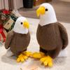 25-60cm Simulation Cute Eagle Plush Doll Pillow Soft Huge Flying Wings Bird Stuffed Animal Home Decoration Gift For Children