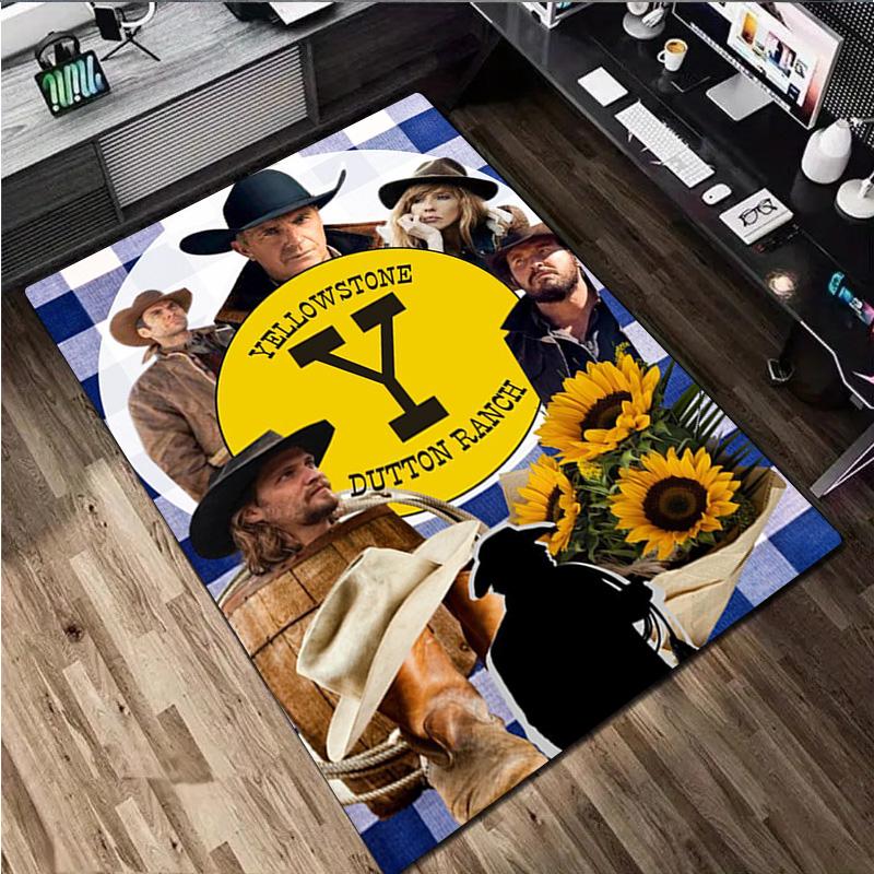 Dutton Ranch Carpet Office Decorative Carpet For Living Room Bedroom Door Mat Floor Rug Computer Chair Area Rug perfect holiday gift