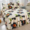 1PC Bed Skirt Cartoon Style Bed Cover Ruffled Bedsheet Falda De Cama Quilted Mattress Covers Lace Bedspread (No Pillowcase)