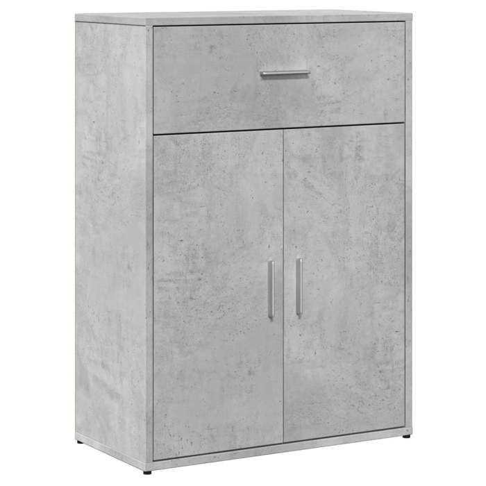 VidaXL Buffet Concrete Grey 60x30x84 Cm Engineered Wood, Storage Cabinet, Entryway Furniture, Accent Furniture, Furniture of 840495