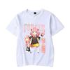 New Anime Anya Forger T-Shirt Women Fashion Harajuku T Shirt Summer Cool Short Sleeve Hip Hop Top Tee
