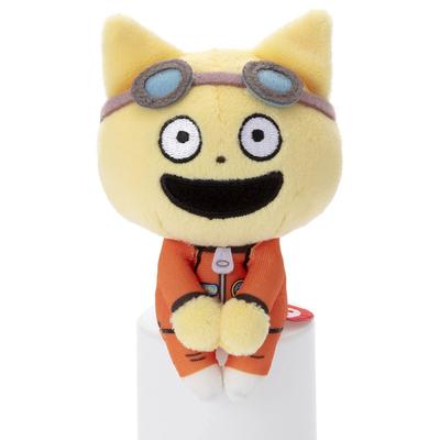 Space Something Kotetsu-kun Chokkori-san Kotetsu (Orange Suit) Plush Toy Height Approx. 10cm