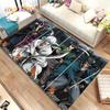 3D Gintoki Kagura Gintama Anime Area Rug,Carpet Rug for Living Room Bedroom Sofa Doormat Decoration, Kid Play Non-slip Floor Mat