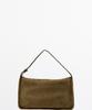 Massimo Dutti Split Suede Leather Crossbody Bag
