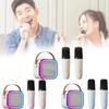 Portable K12 Bluetooth Speaker With Wireless Microphone Ideal For Outdoor Ktv And Home Singing