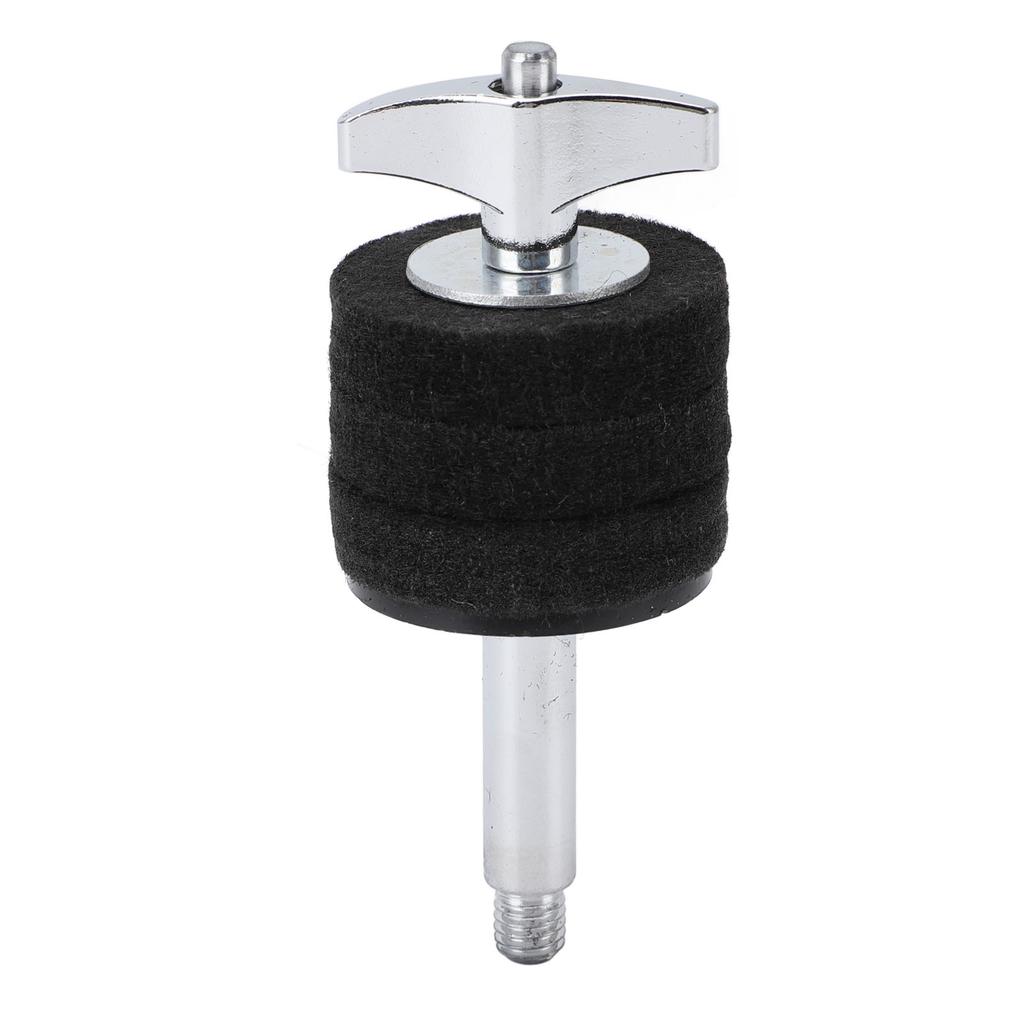 Cymbal Stacker Aluminum Alloy Felt Water Cymbal Stand Stacker Attachment for Drum Set Black