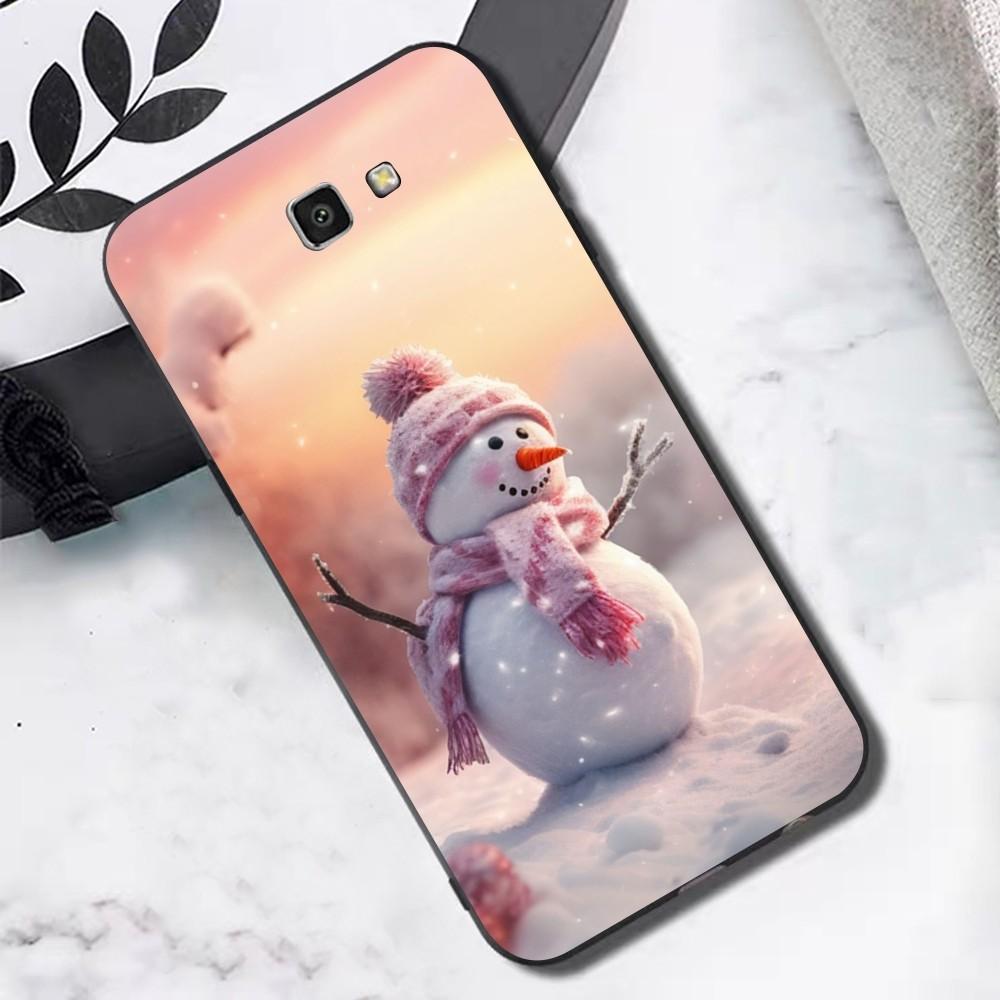 

Рождественский снеговик Чехол для телефона Для Samsung J 7 plus 7core J7 neo J6 plus prime J6 J4 J5 Мобильный чехол Samsung J6 2018