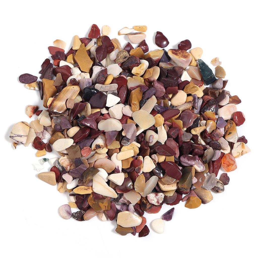 100g Natural Gravel Stone Beads 3x5mm Irregular No Hole Chips Gemstone Loose Beads For DIY Aquarium Decor Jewelry Accessories