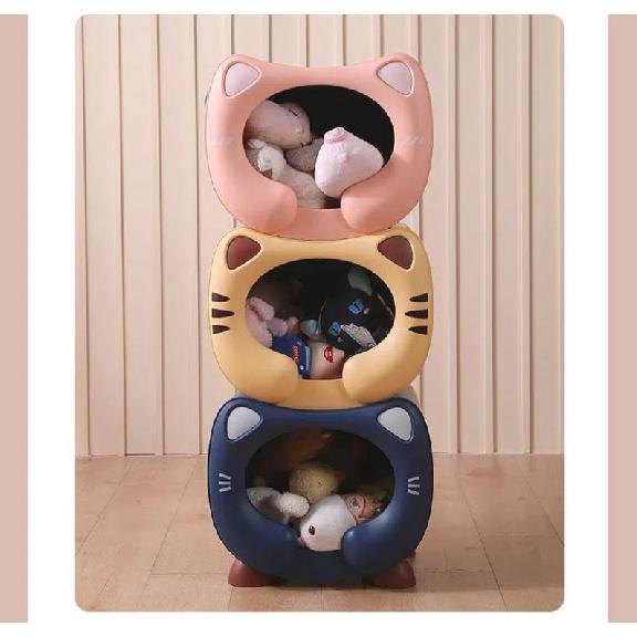 Children's Toy Storage Rack Baby Storage Box Multi-layer Large Capacity Household Kindergarten Locker Bookshelf