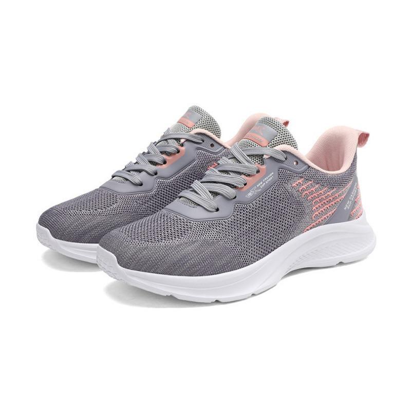 Frühlings- und Herbst-Sportschuhe, Damen Neue Koreanische Version Reiseschuhe Mesh Damen Freizeitschuhe
