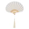 Elegant Lace Flower Hand Fan with Foldable Design Perfect for Daily Use Festivals Parties and Dance Performances