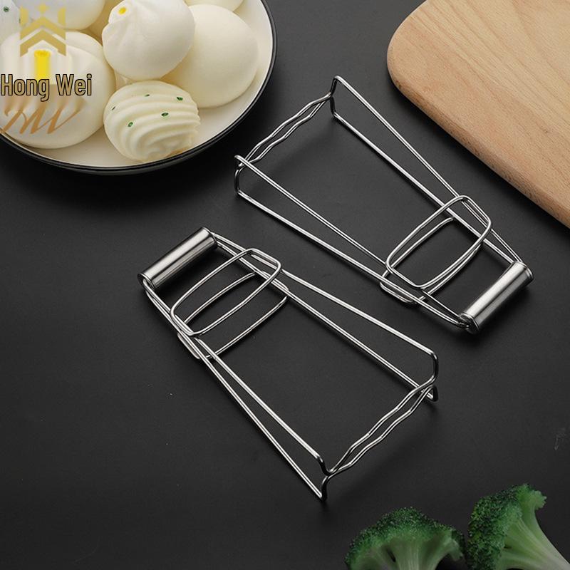 Non-Magnetic Stainless Steel Anti-Scald Plate and Bowl Lifting Clip for Kitchen and Restaurant Use