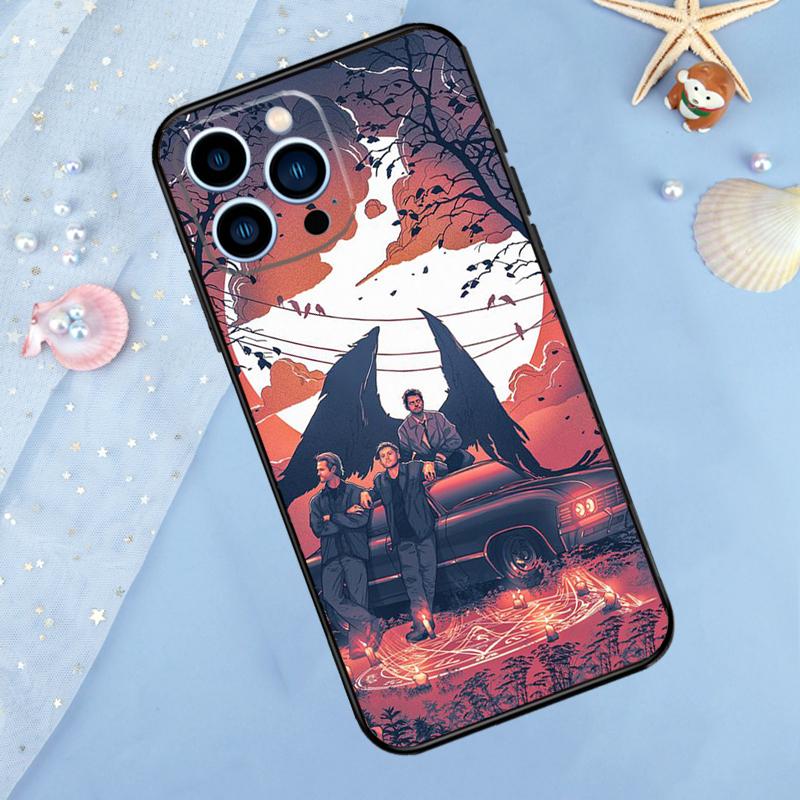 

Supernatural Phone Case For iPhone 13 11 12 14 15 16 Pro Max 7 8 Plus XR XS Max X Silicone Cover iPhone 12 mini