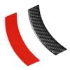 2pcs Carbon Fiber Car Console Navigation Frame Trim Stickers Fit for Mini Cooper Countryman F60