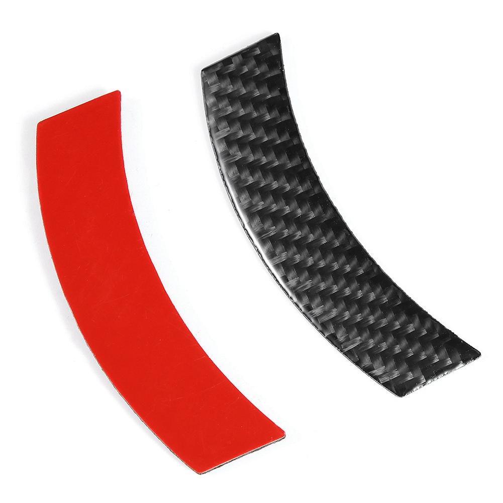 2pcs Carbon Fiber Car Console Navigation Frame Trim Stickers Fit for Mini Cooper Countryman F60