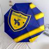 Wzór Hellas Verona FC, automatyczny składany parasol, przenośna i składana konstrukcja, 8 żeber, prezent na Boże Narodzenie lub urodziny.