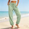Pantalones Jogger Casuales para Mujer con Bolsillos, Color Pantalones Sueltos con Puños